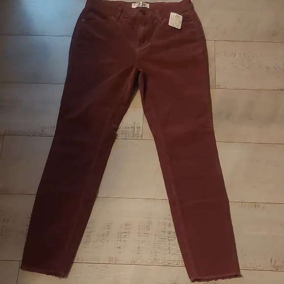 We The Free Brown Skinny Courduroy Size 28 - Picture 4 of 7